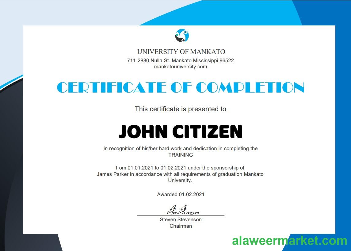 USA HR internship cert